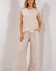 PANTALONE AMPIO STROPICCIATO