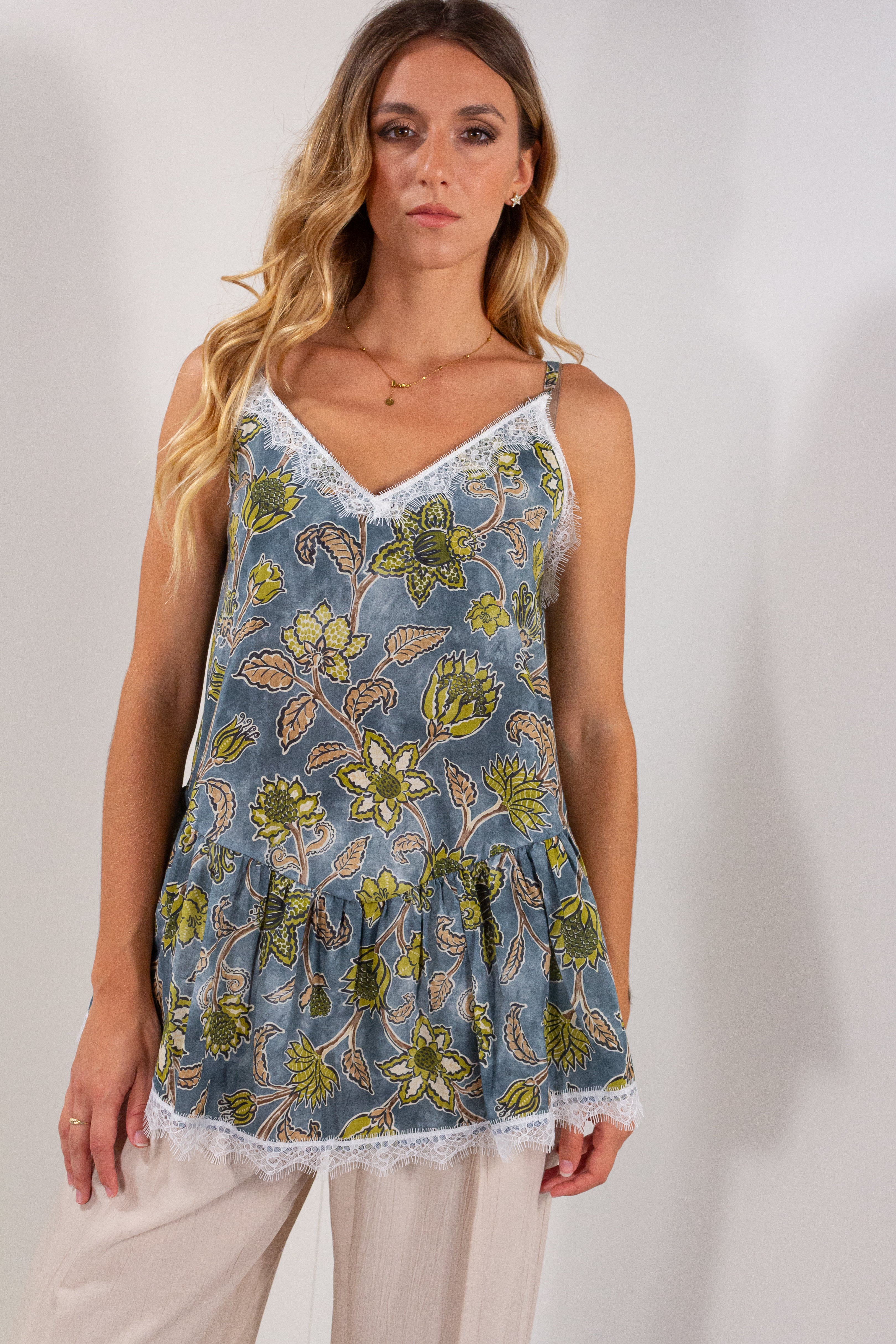 TOP COTONE FANTASIA+PIZZO
