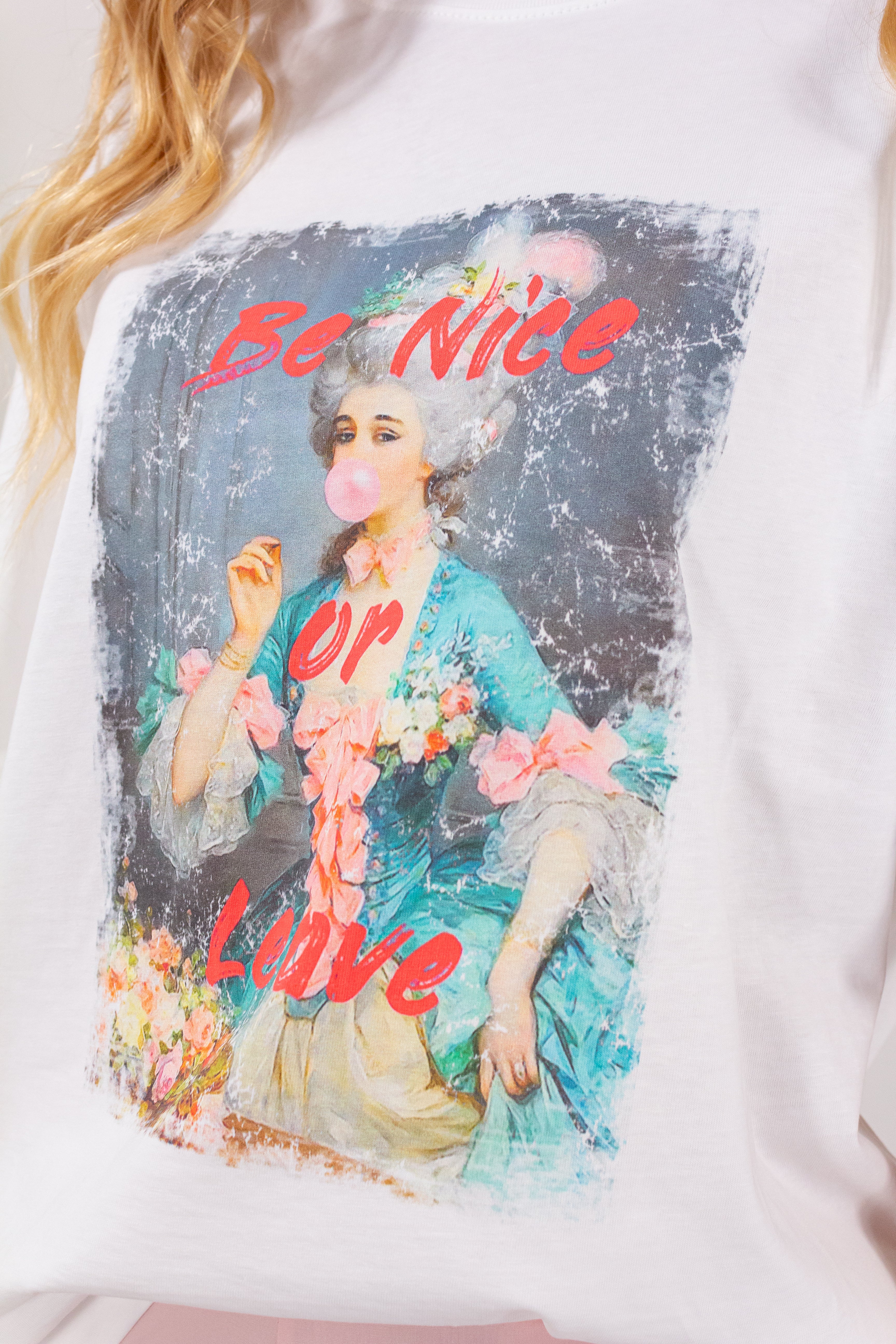 T-SHIRT BE NICE OR LEAVE