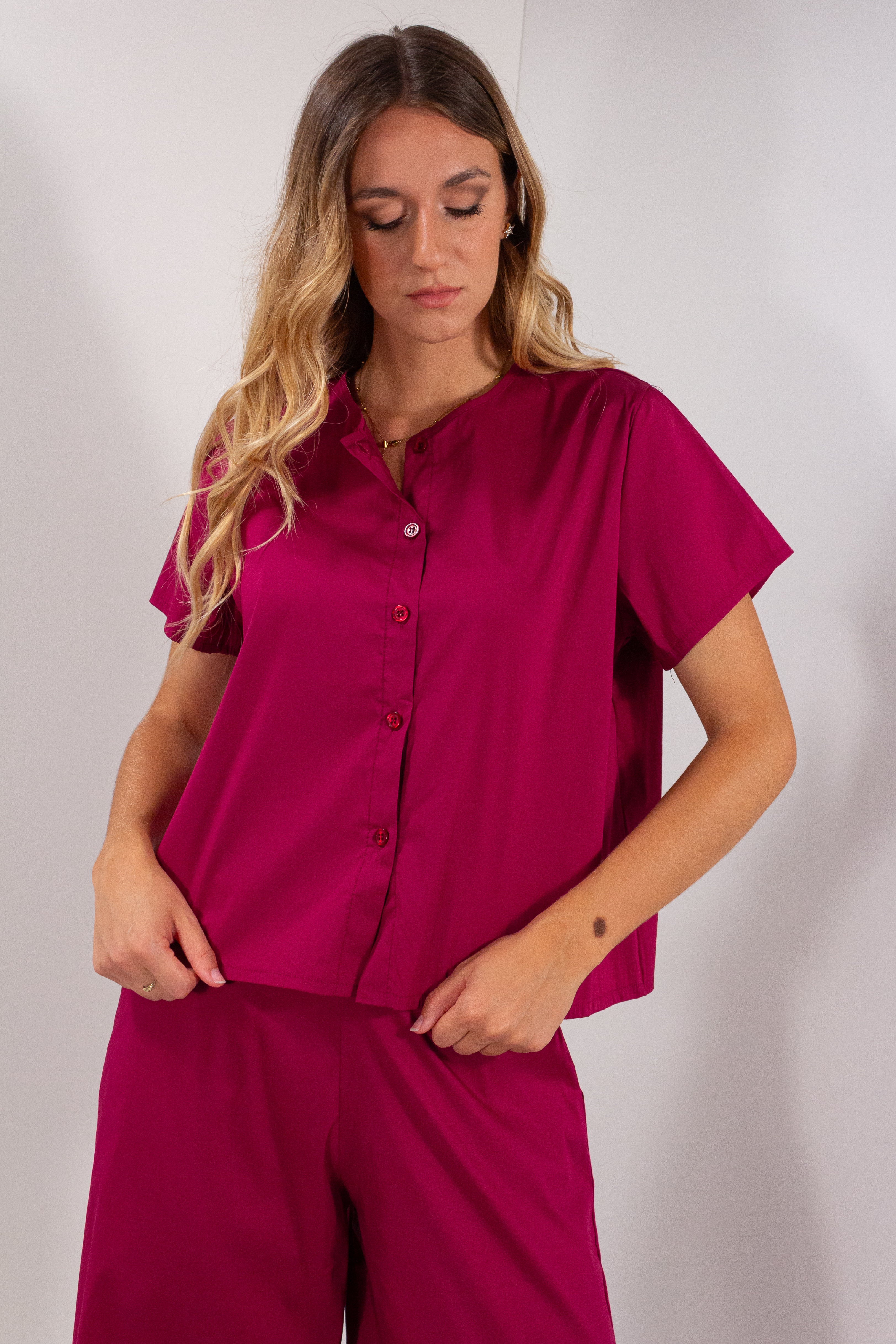 CAMICIA M/M SFONDO CUPIDO