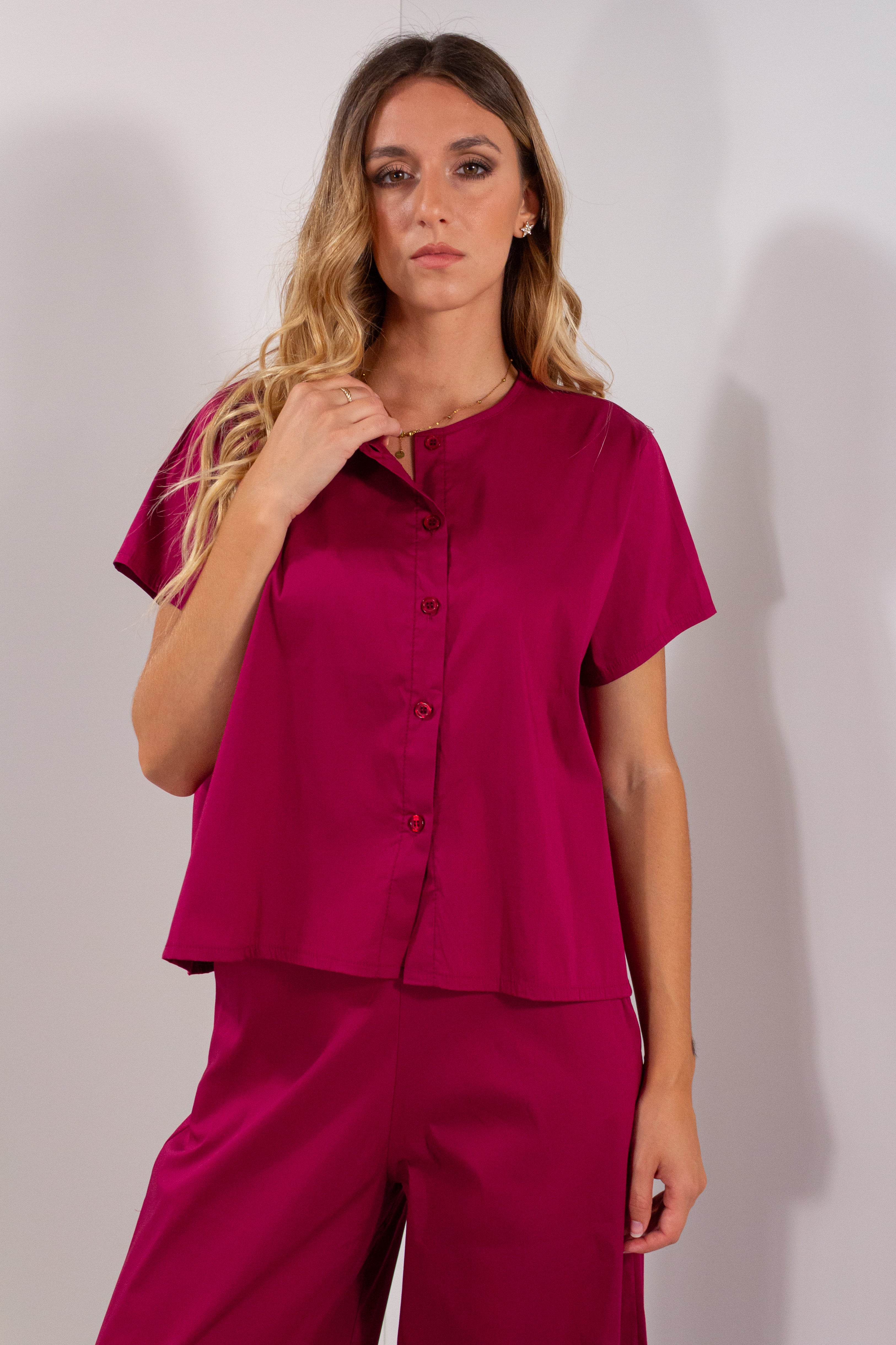 CAMICIA M/M SFONDO CUPIDO