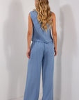 PANTALONE PALAZZO LINO