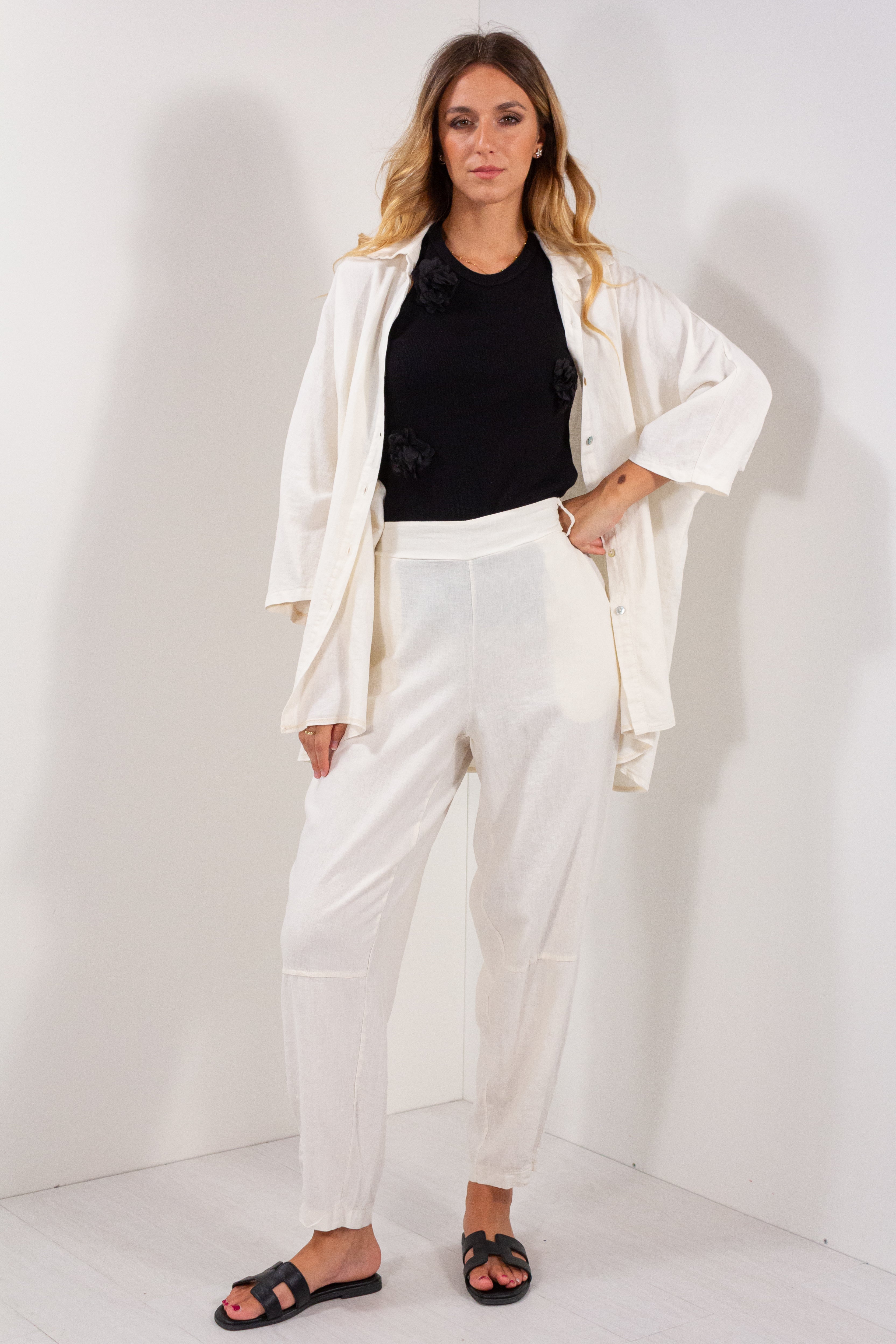 PANTALONE OVETTO LINO