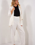 CAMICIONE MANICA KIMONO LINO