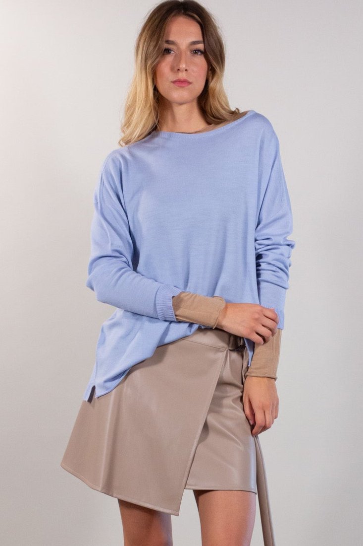 MAGLIA AMPIA PURA LANA FINE