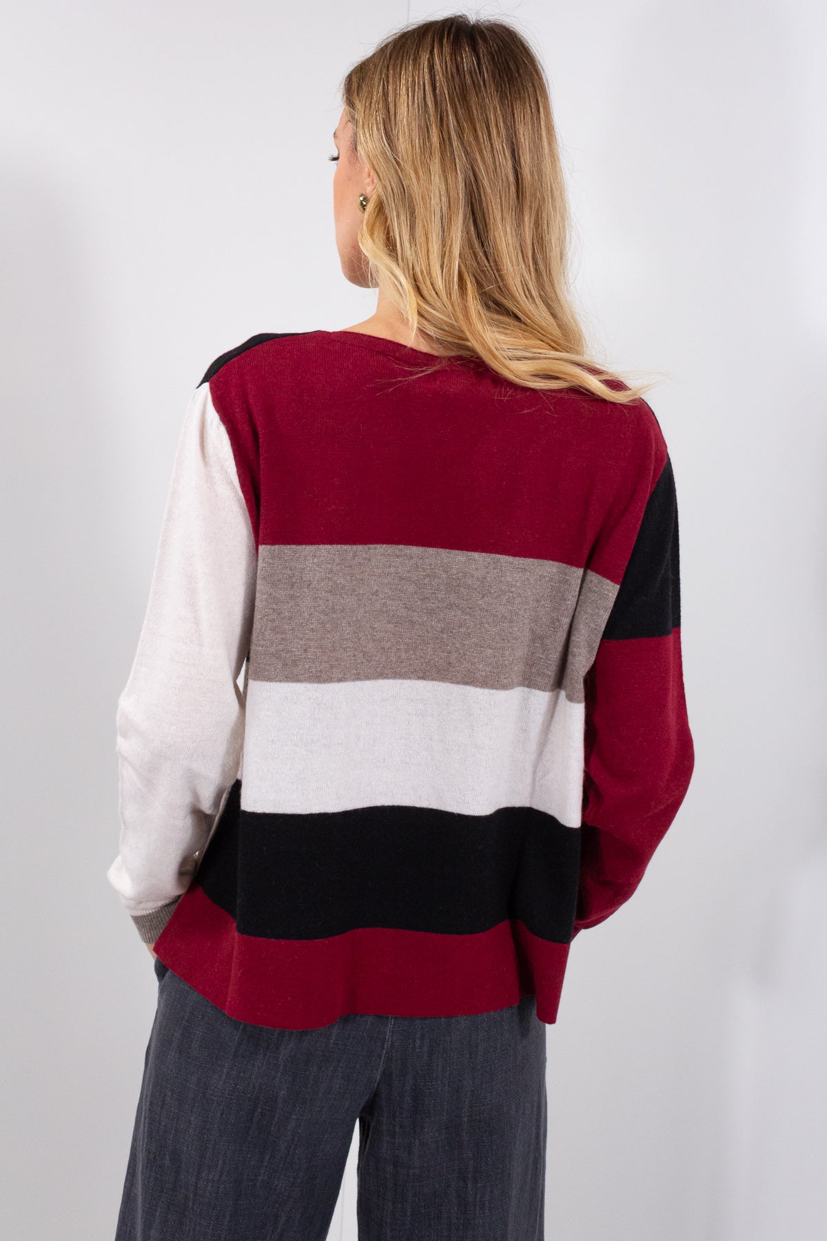 MAGLIA BICOLOR RIGONI