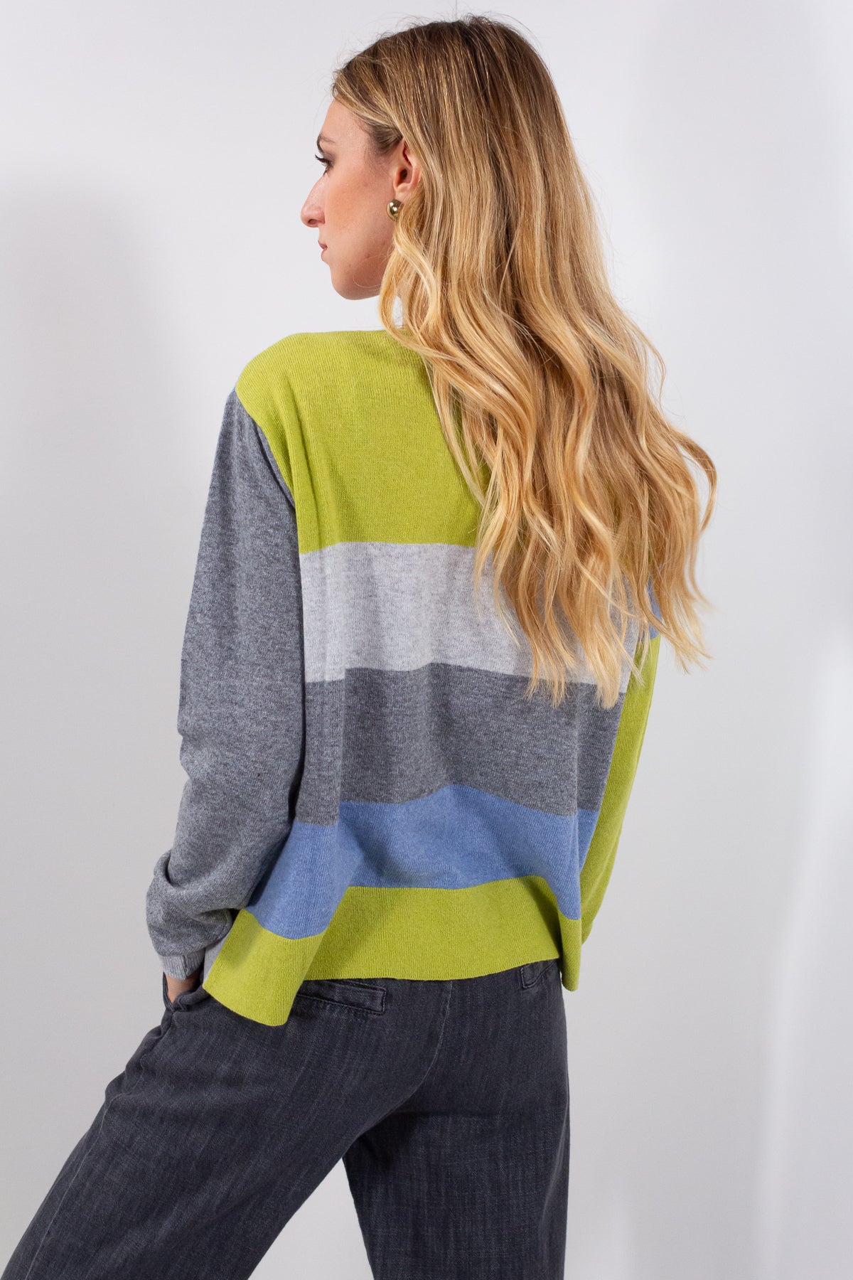 MAGLIA BICOLOR RIGONI