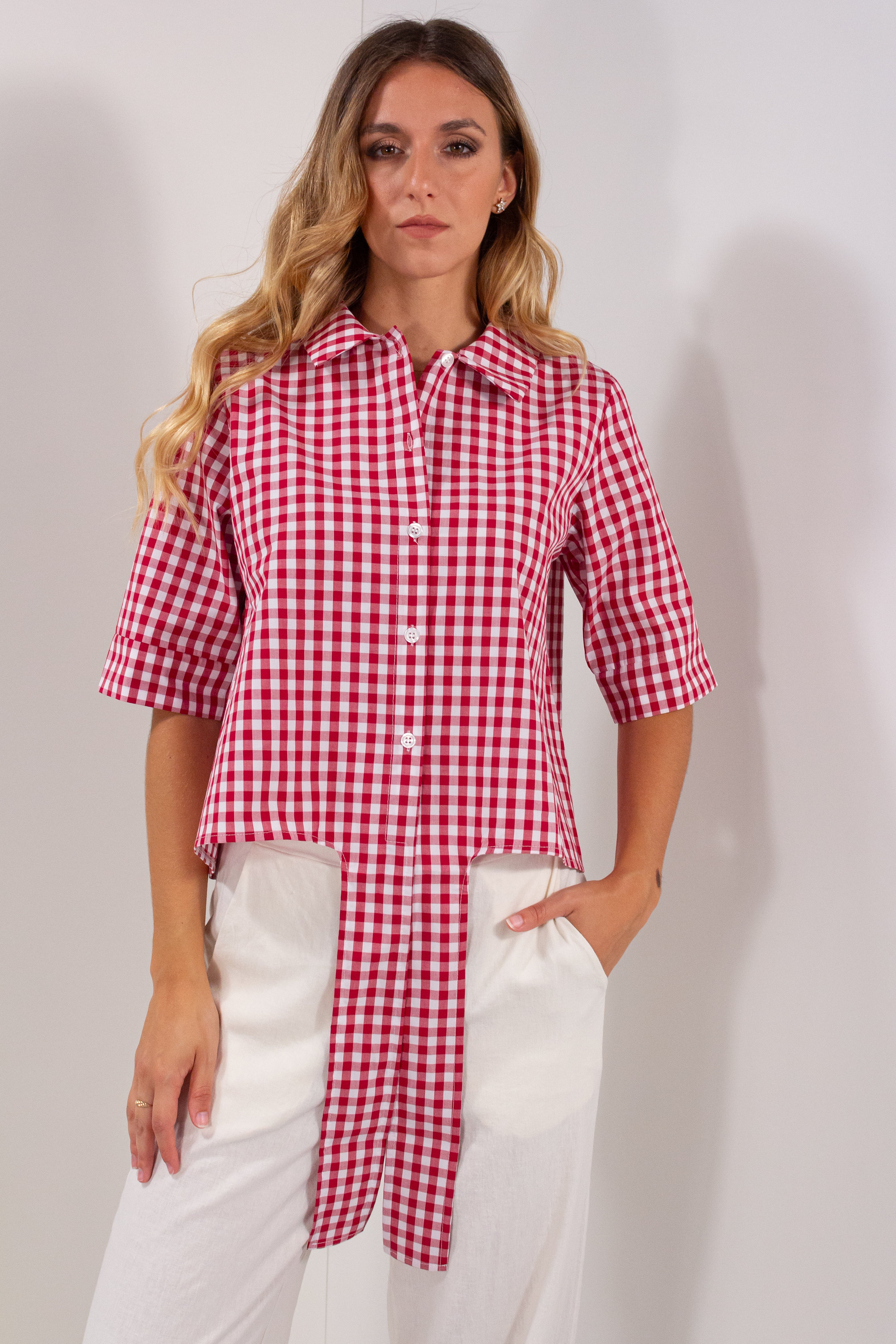 CAMICIA QUADRETTI LEGATA M/M