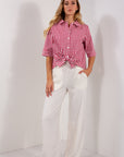 PANTALONE PALAZZO LINO