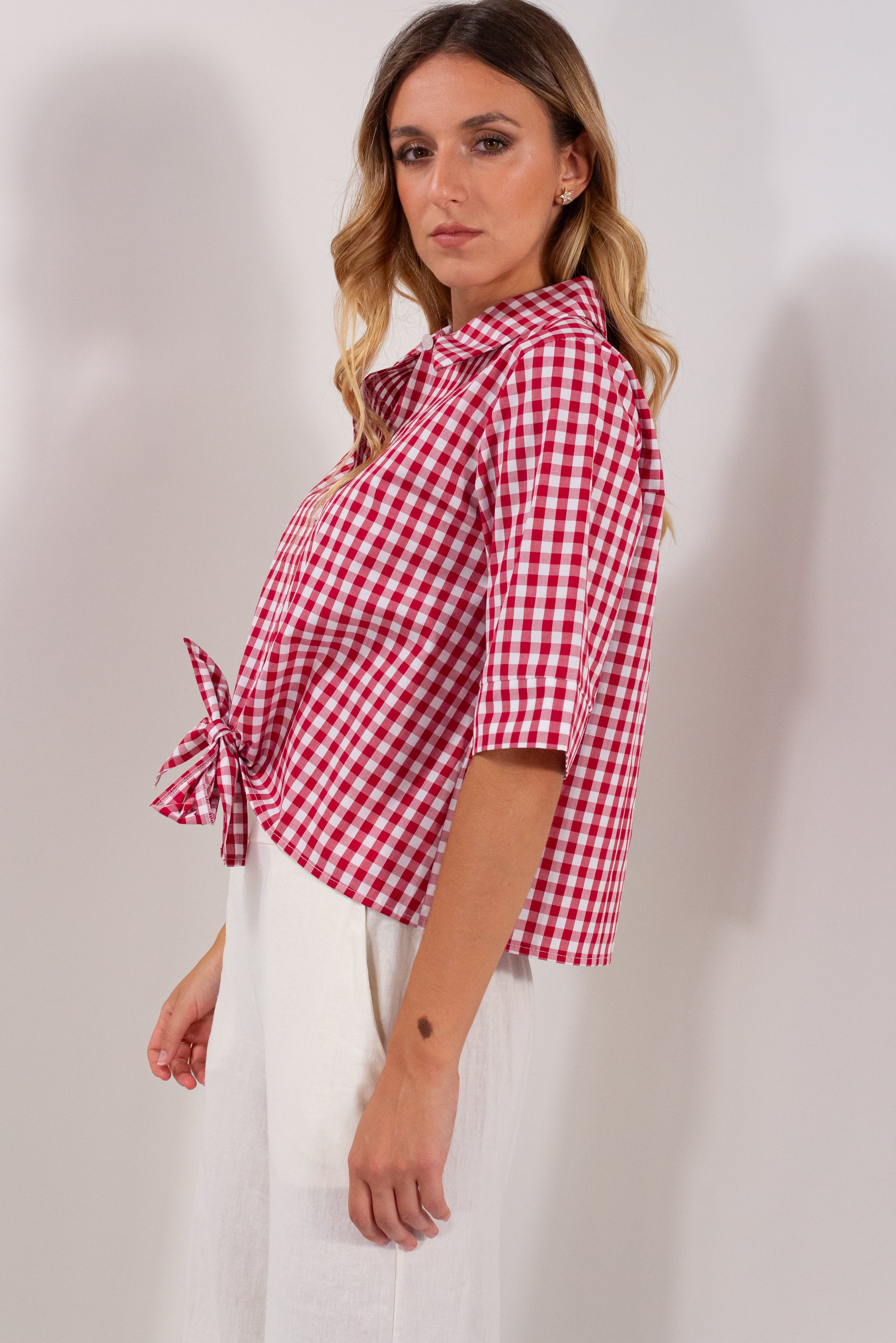 CAMICIA QUADRETTI LEGATA M/M
