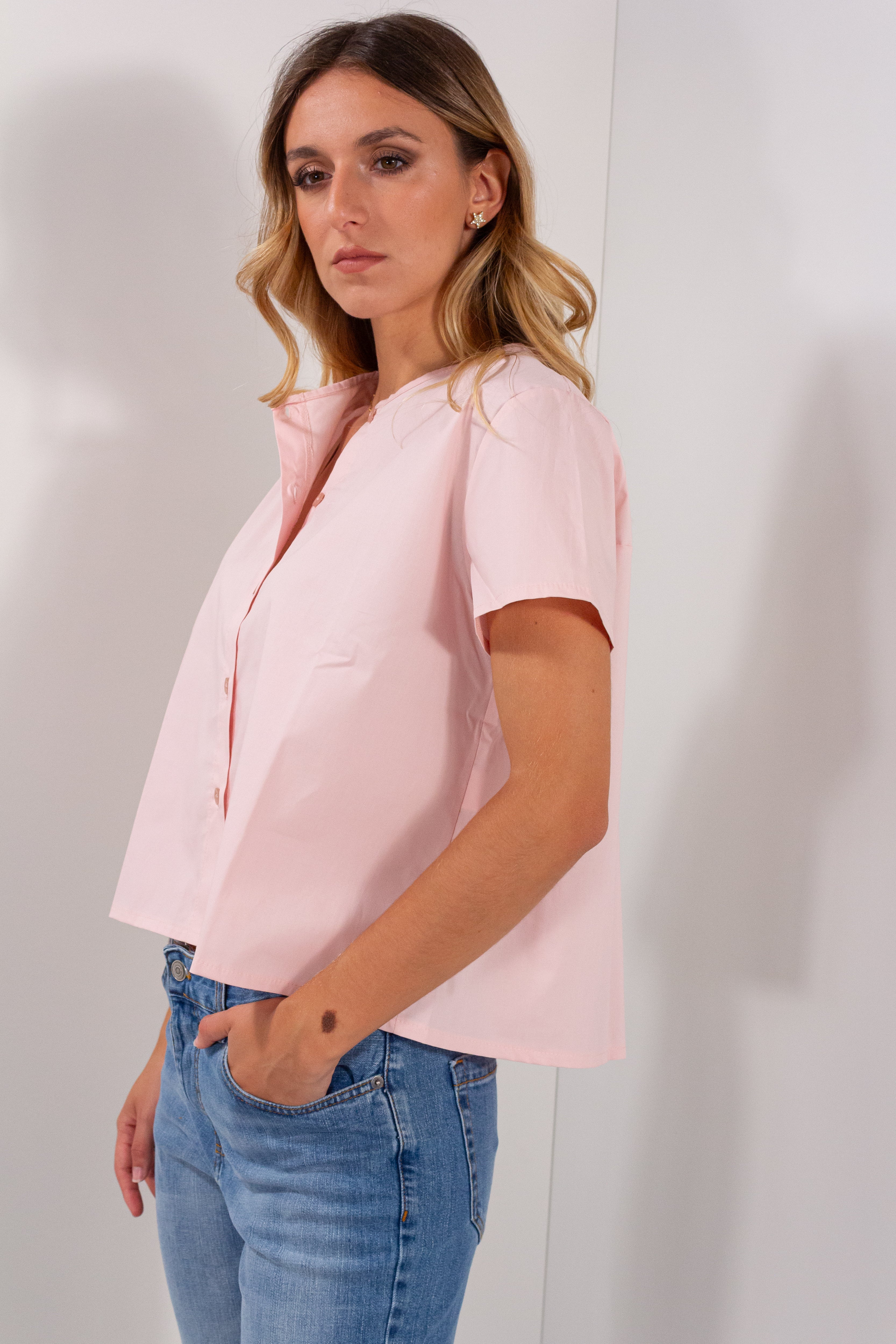 CAMICIA M/M SFONDO CUPIDO