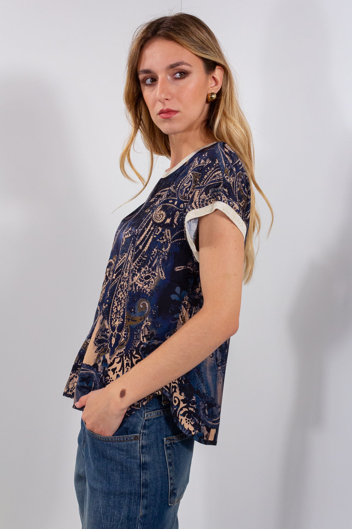 MAGLIA STAMPA RASO