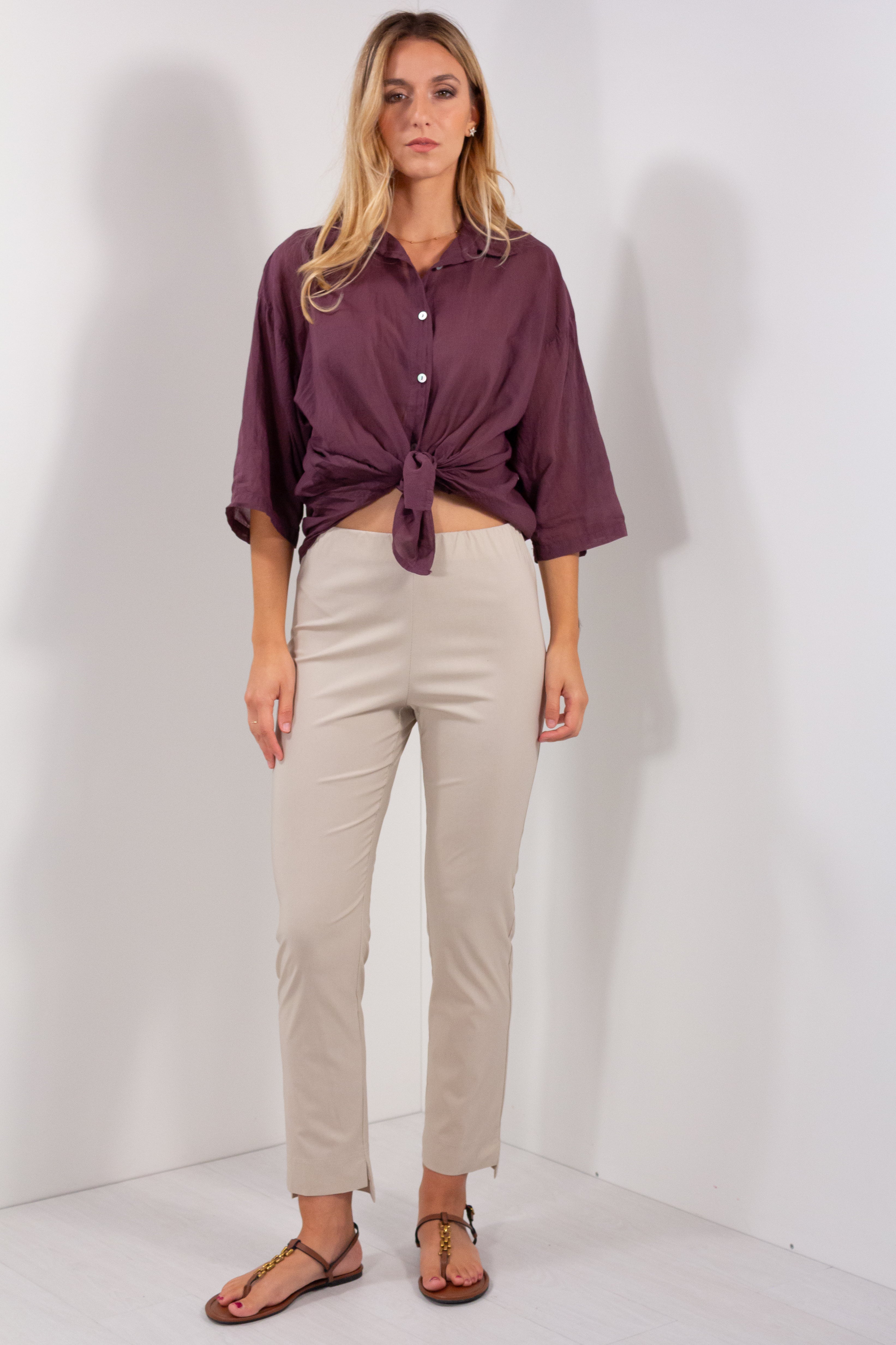 CAMICIA VOILE DI COTONE
