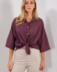 CAMICIA VOILE DI COTONE
