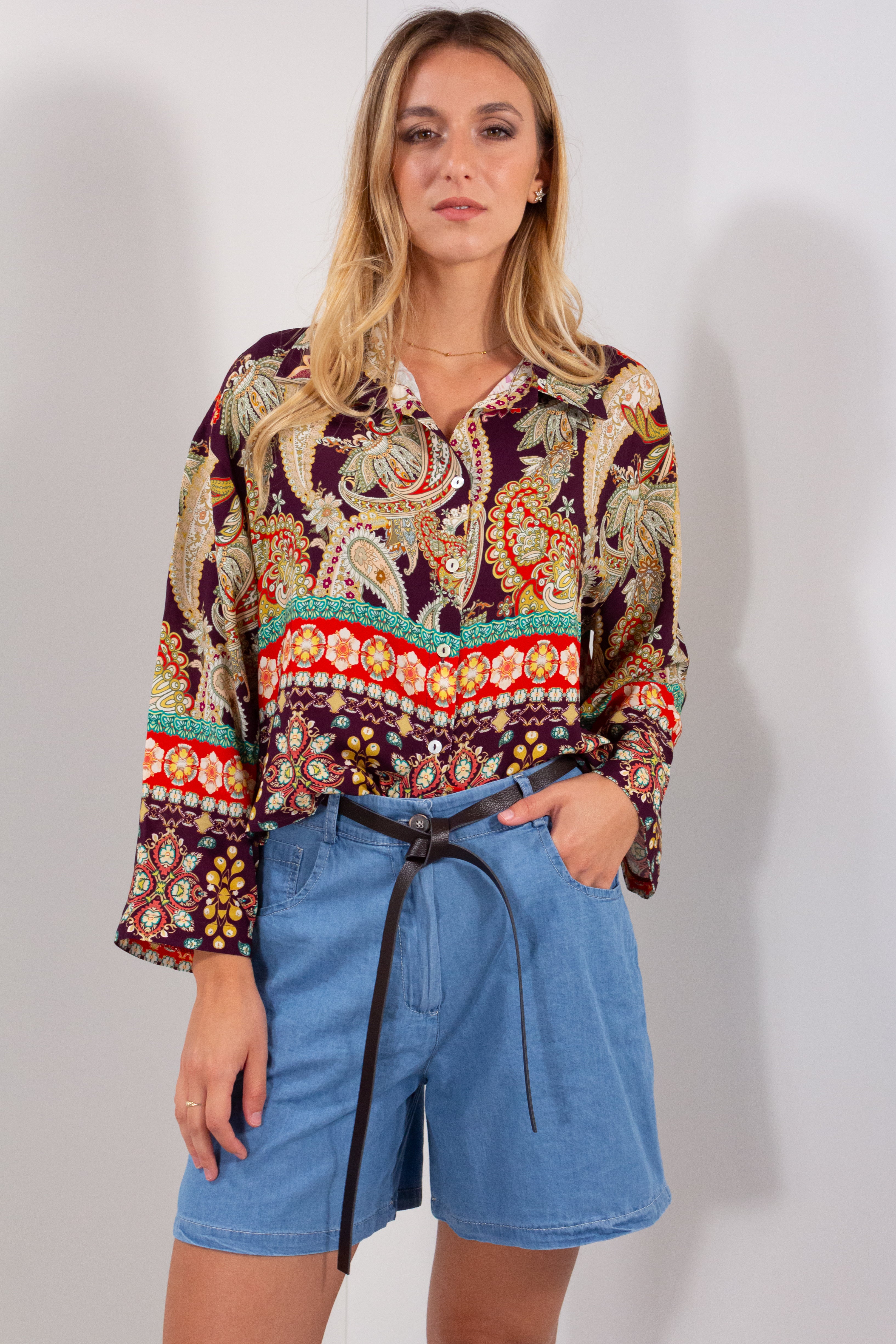 CAMICIA NODO FANTASIA