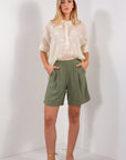 CAMICIA MEZZA COREA LYOCELL RICAMO