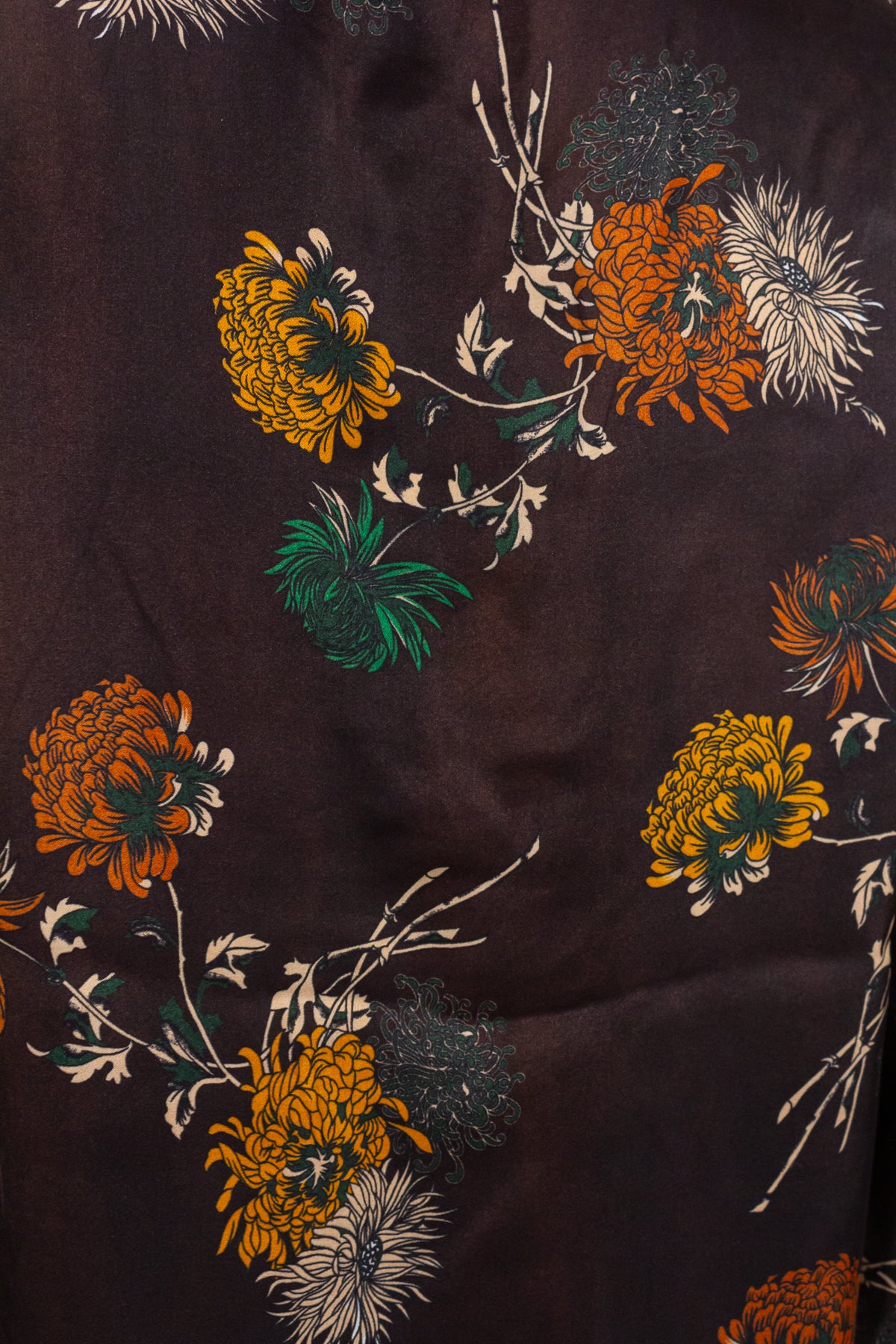 PANTALONE CARROT RASO FLOREALE