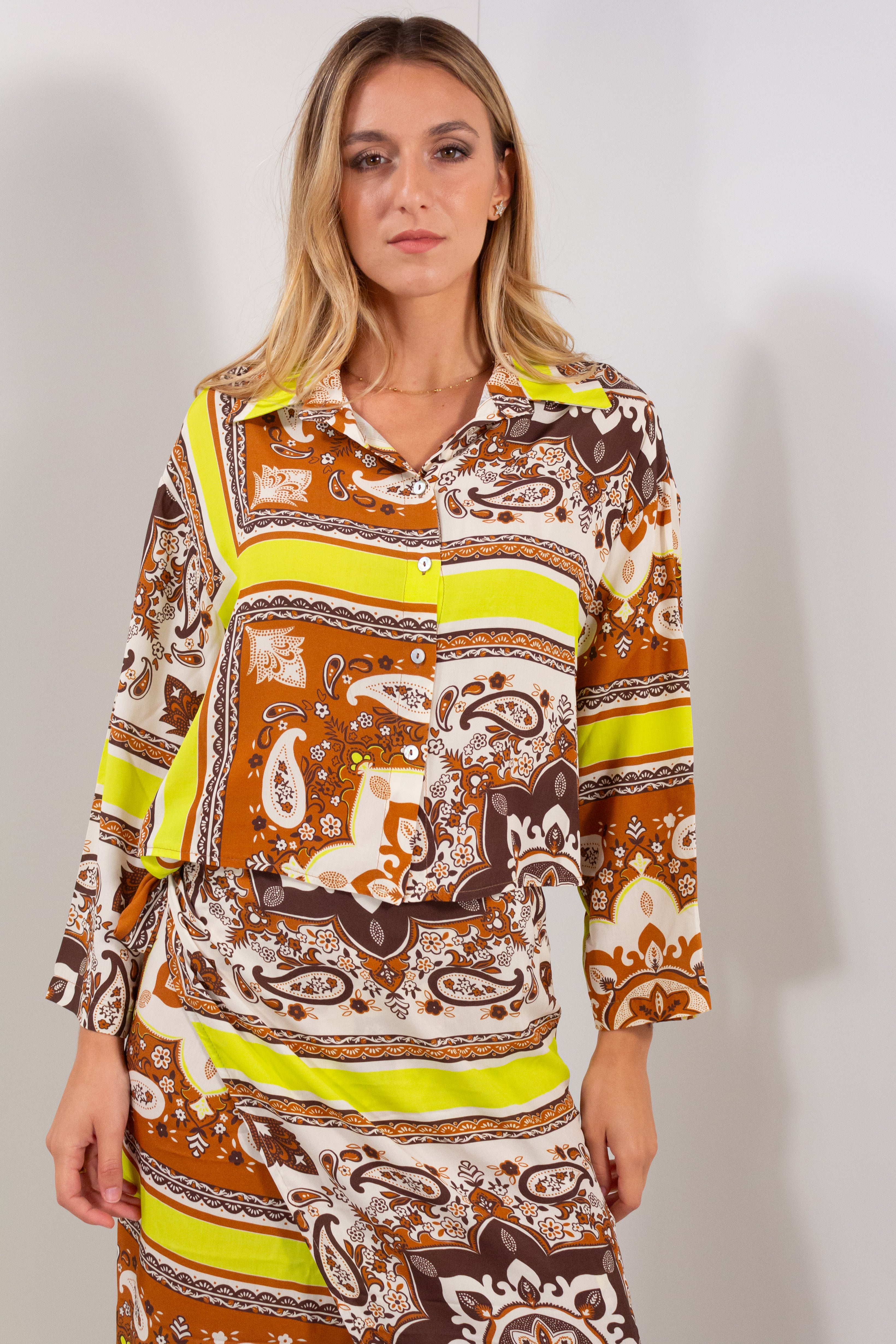 CAMICIA NODO FANTASIA