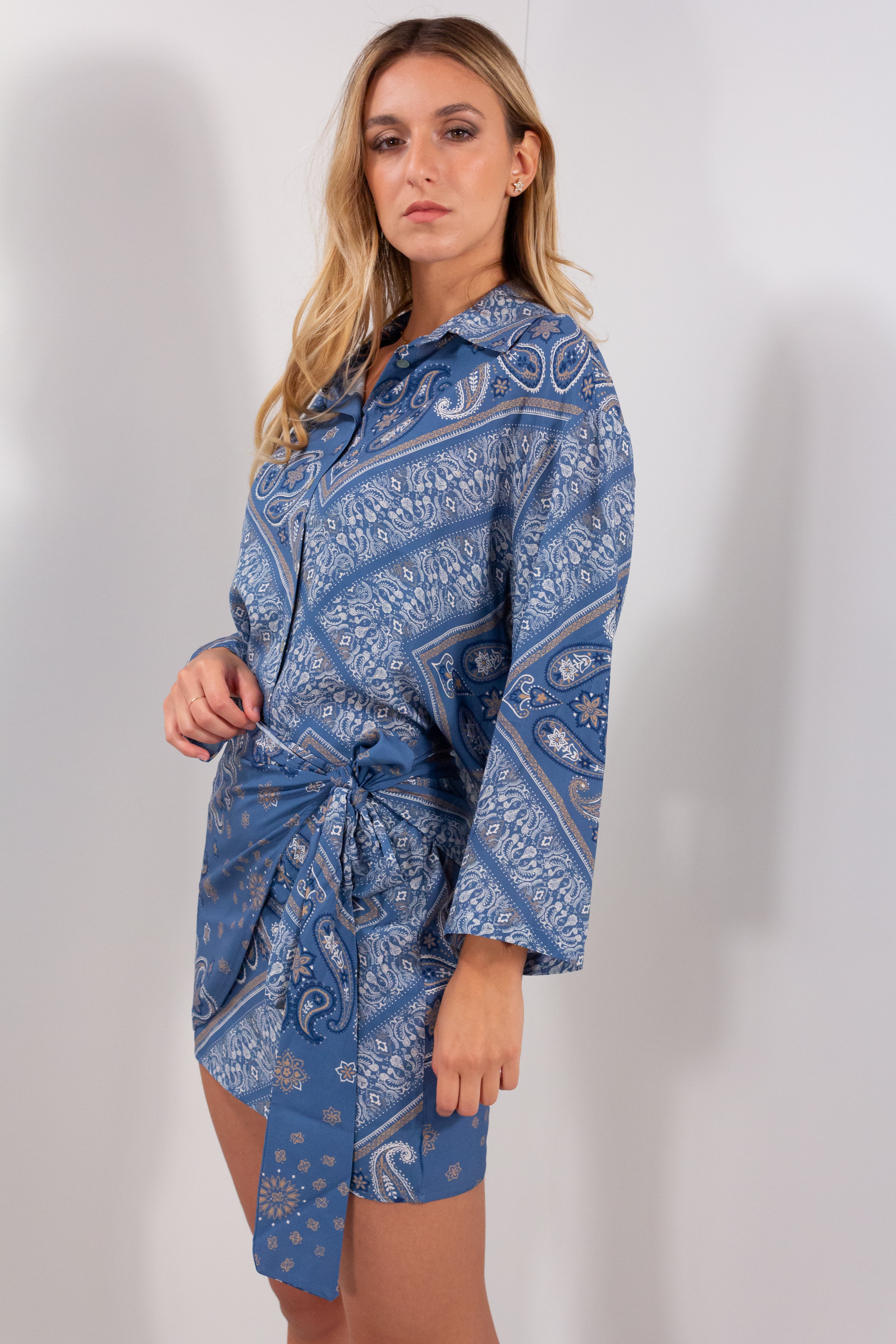 CAMICIA NODO FANTASIA