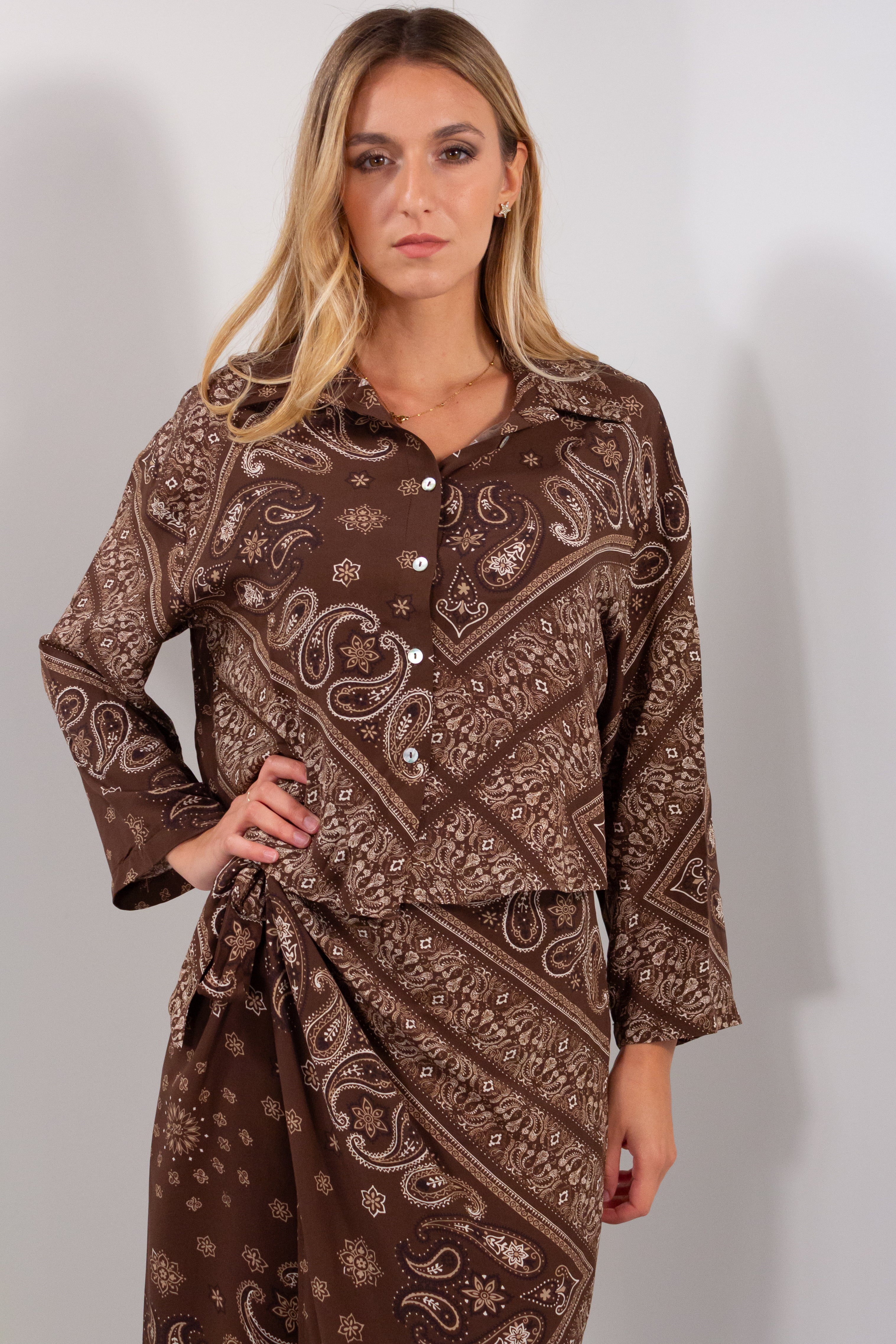 CAMICIA NODO FANTASIA