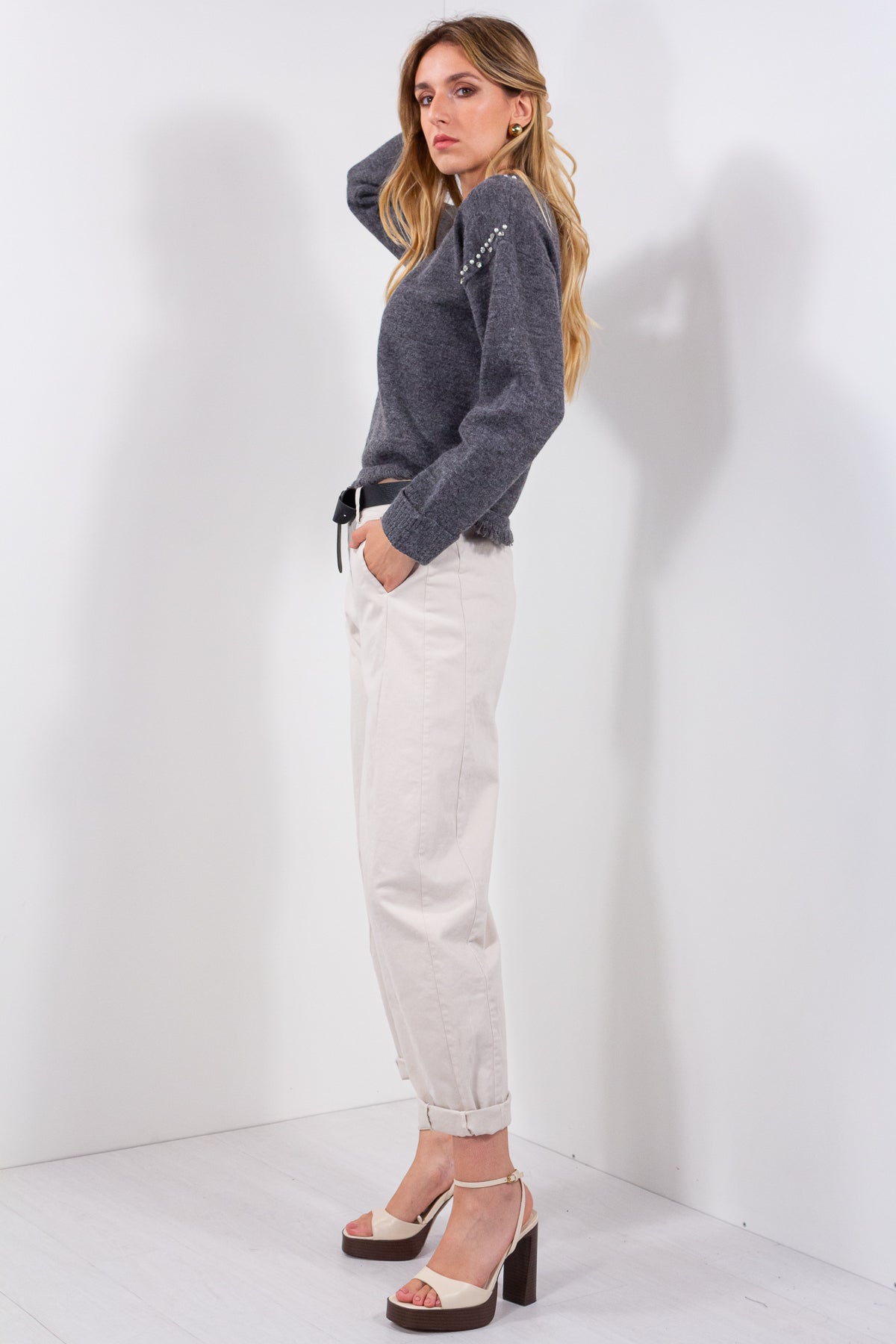 PANTALONE OVETTO GABARDINA