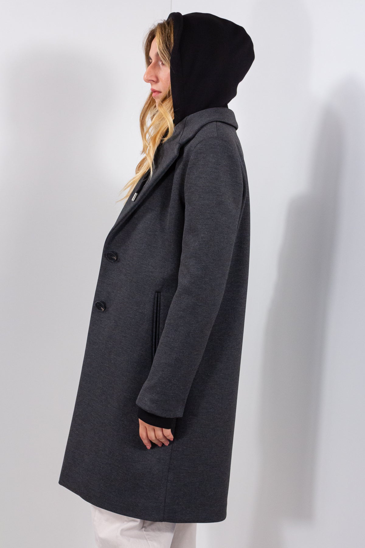 CAPPOTTO CAPPUCCIO STACCABILE