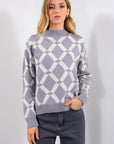MAGLIA LUPO GEOMETRICA