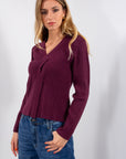 MAGLIA COSTA INGLESE INCROCIATA