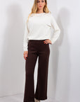 PANTALONE CROP IN MAGLIA