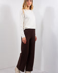 PANTALONE CROP IN MAGLIA