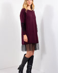 ABITO MAGLIA + TULLE