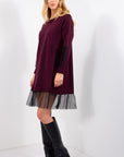 ABITO MAGLIA + TULLE
