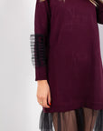 ABITO MAGLIA + TULLE