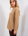 MAGLIA V OVER TRECCE