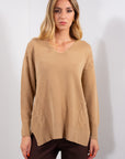 MAGLIA V OVER TRECCE