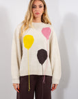 MAGLIA INTARSIO PALLONCINI
