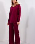 PANTALONE CROP IN MAGLIA
