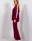 PANTALONE CROP IN MAGLIA