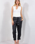 PANTALONE ECOPELLE RIBATTITURA