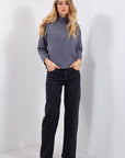 JEANS PALAZZO STRASS