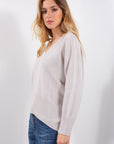 MAGLIA V MISTO LANA/CASHMERE