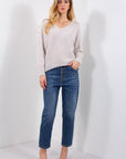 MAGLIA V MISTO LANA/CASHMERE
