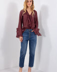 CAMICIA JABOT LYOCELL