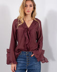 CAMICIA JABOT LYOCELL
