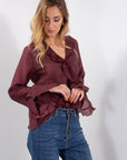 CAMICIA JABOT LYOCELL