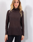 INTERMEDIATE CASHMERE BLEND TURTLENECK