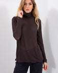 INTERMEDIATE CASHMERE BLEND TURTLENECK