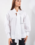 CAMICIA TASCHINO RICAMO