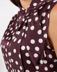 MAGLIA SMANICATA POIS