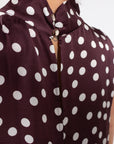 MAGLIA SMANICATA POIS